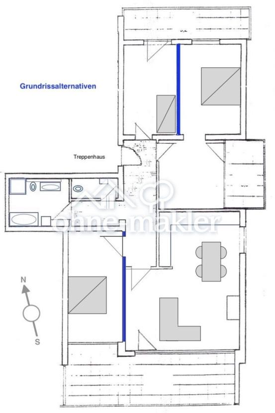 Grundrissalternativen