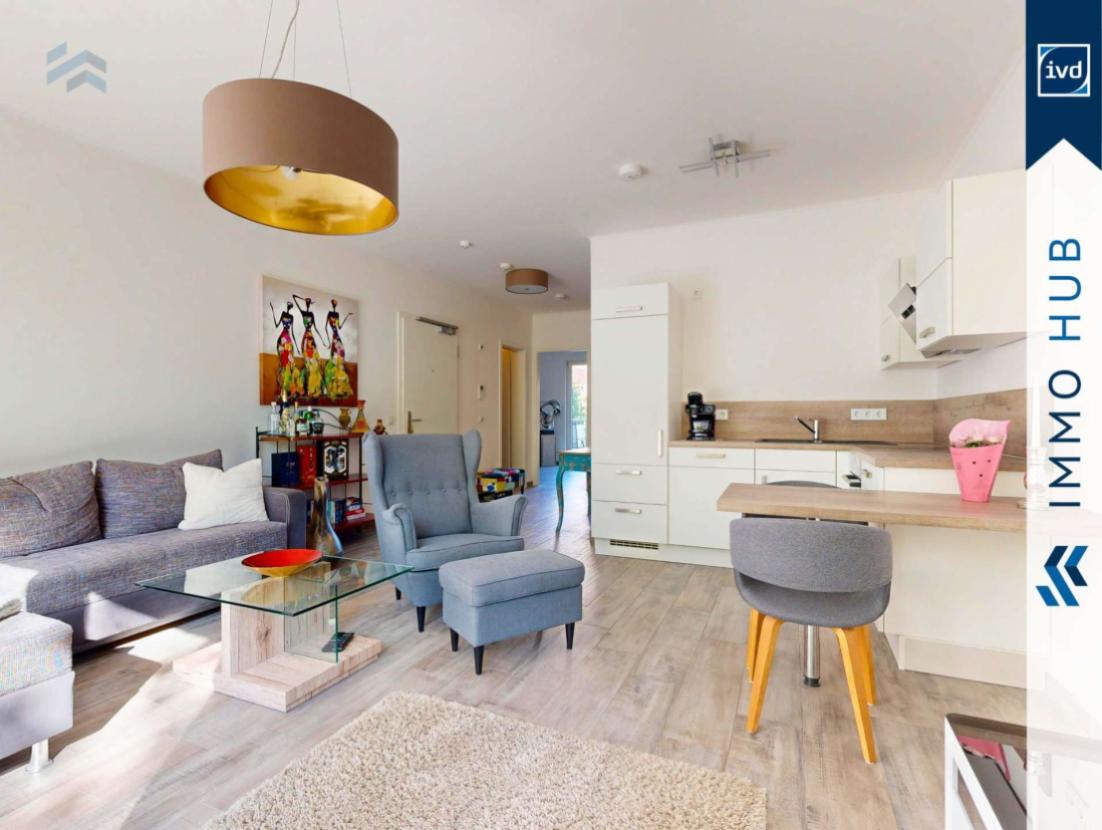 Wohnbereich und Küche