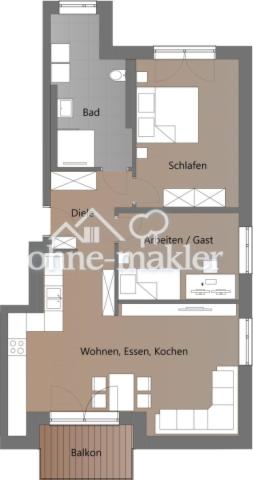 Grundriss EG-Wohnung