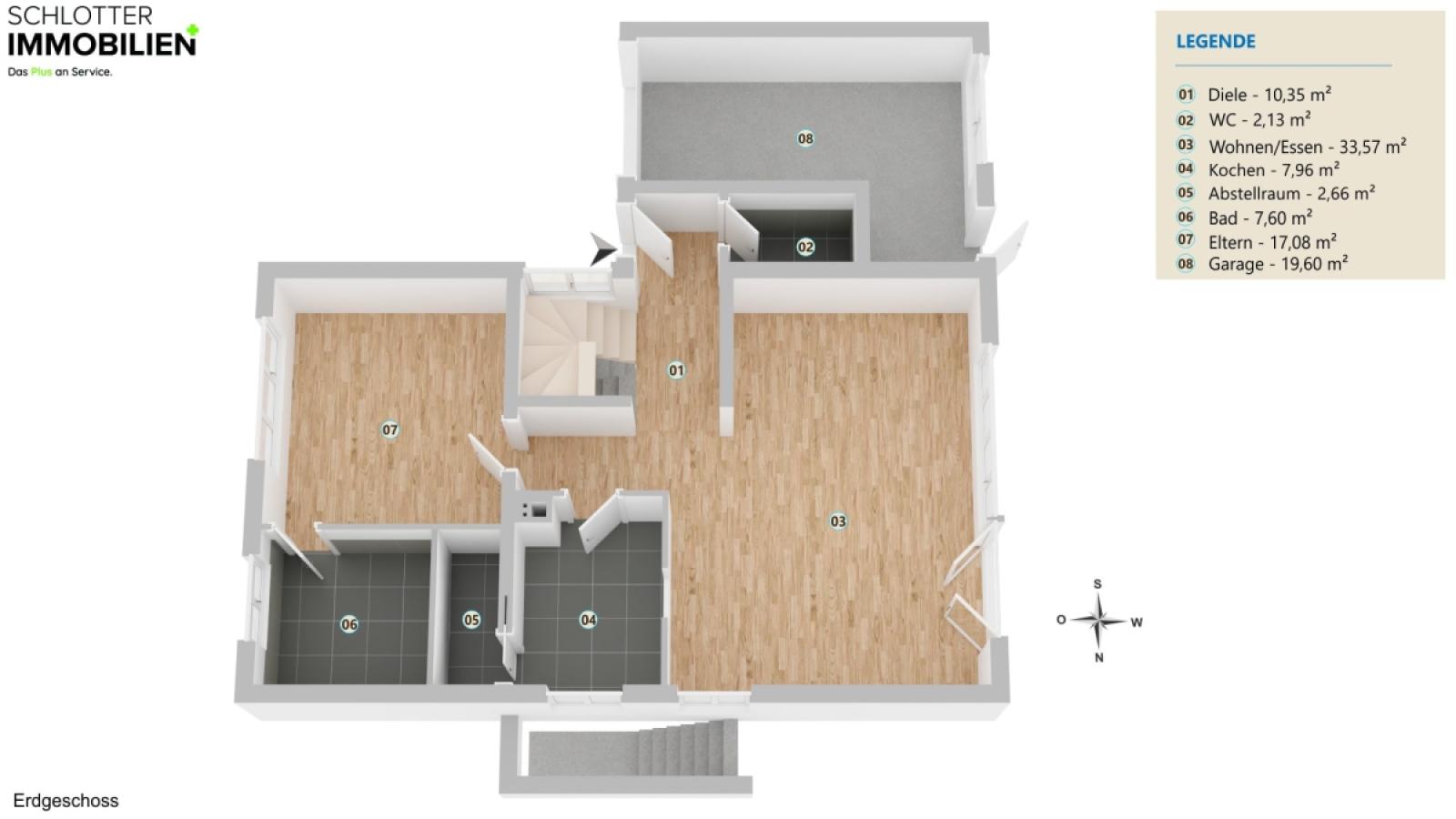 Grundriss Erdgeschoss