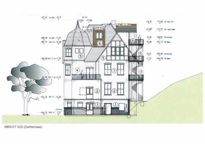 4-Kelterstr.185 Kreuzau Ansicht Süd Dachterrasse