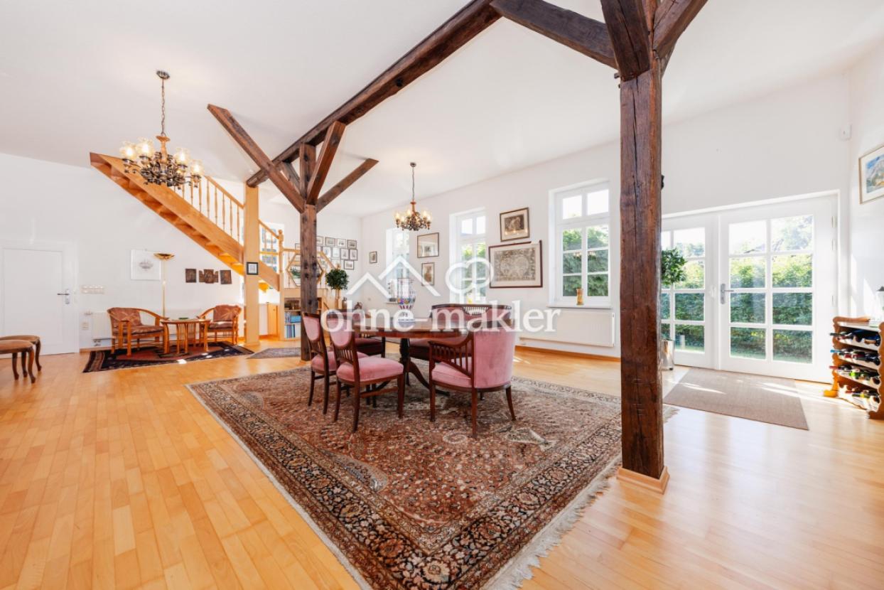 Loftartiger Wohnraum Kornspeic