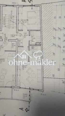 Grundriss WE 06, 45 m²