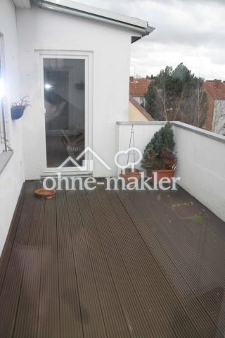 Loggia - Blick vom Wohnzimmer