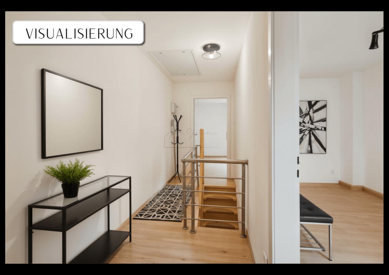 Flur oben - Visualisierung