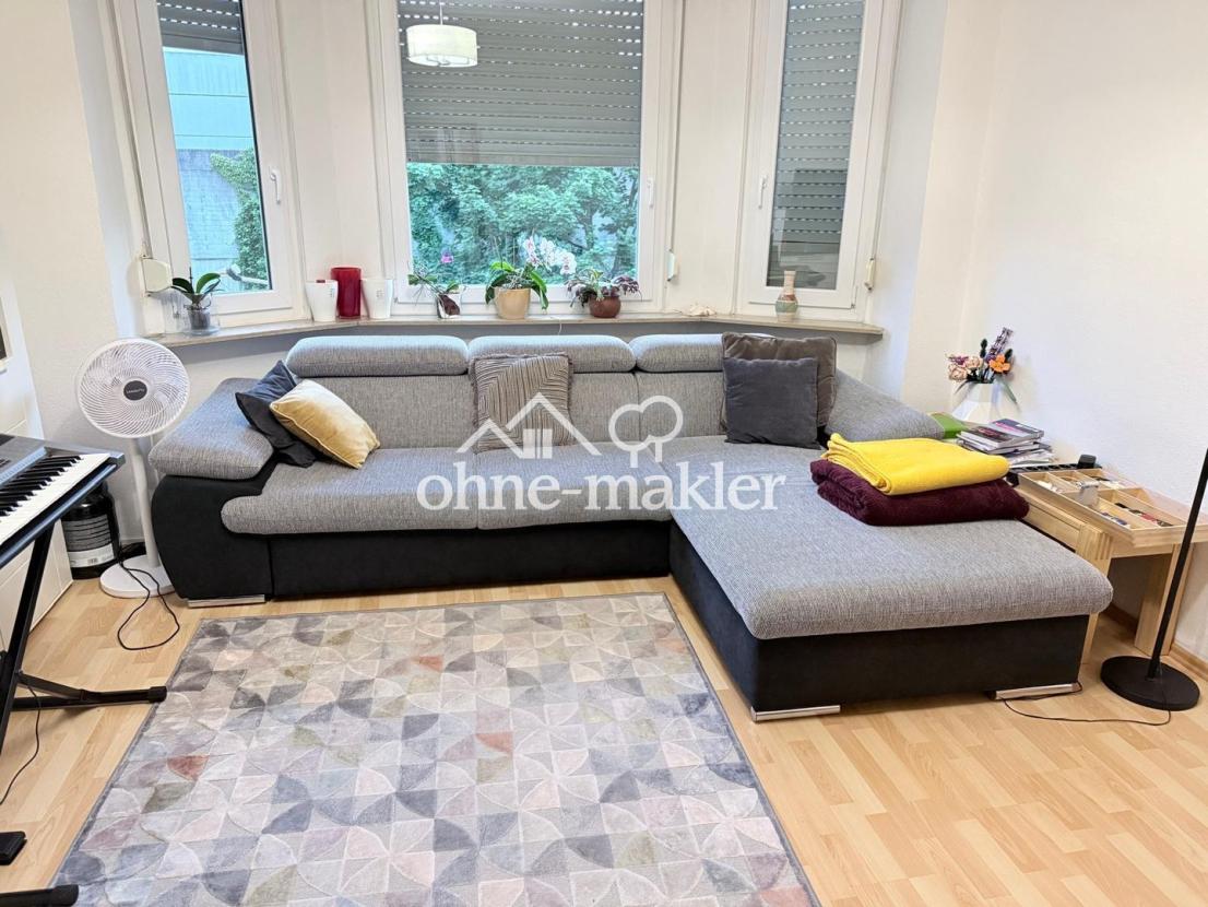 Wohnzimmer mit Erker