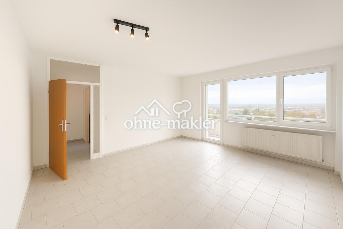 Wohnzimmer mit Blick über LU