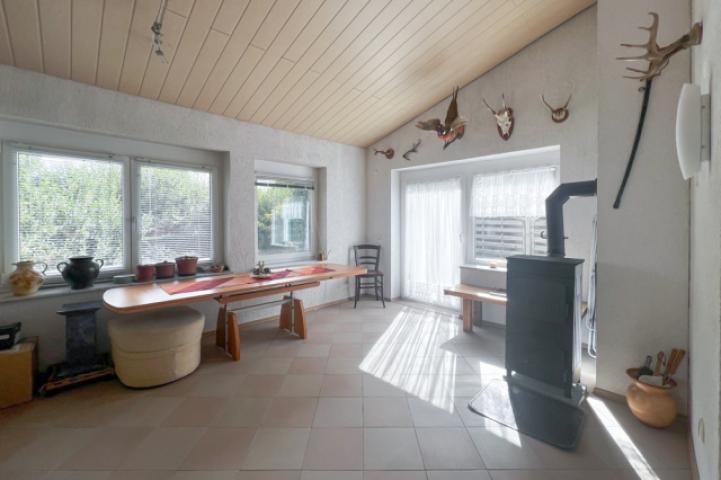 Wintergarten mit Gartenzugang