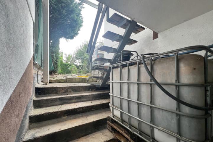 Kelleraufgang in Garten