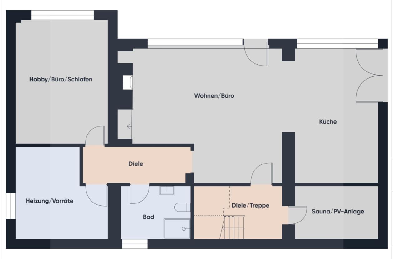 Darstellung Untergeschoss