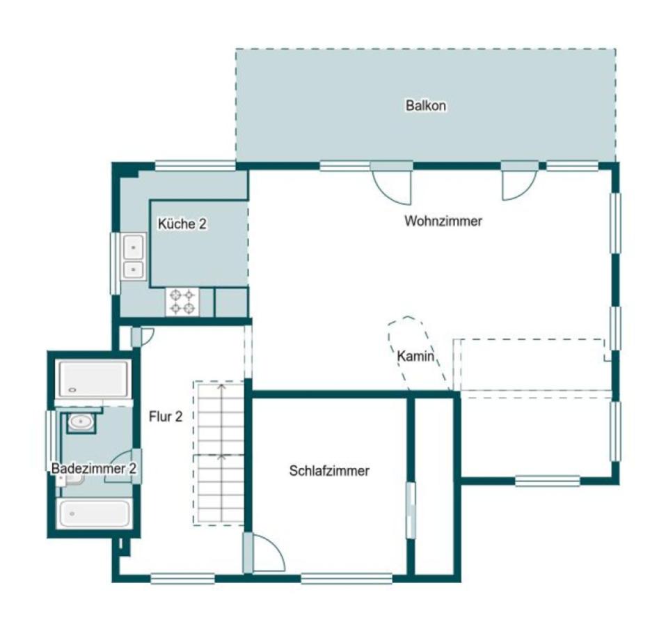 Grundriss Skizze 1.OG