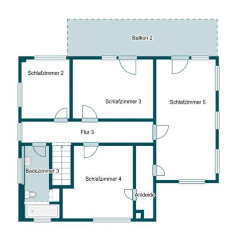 Grundriss Skizze 2.OG
