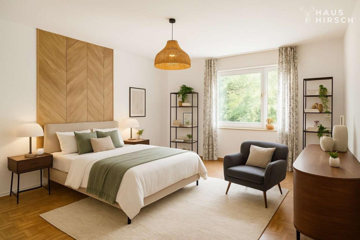 OG Schlafzimmer - Beispiel Foto nach Renovierung