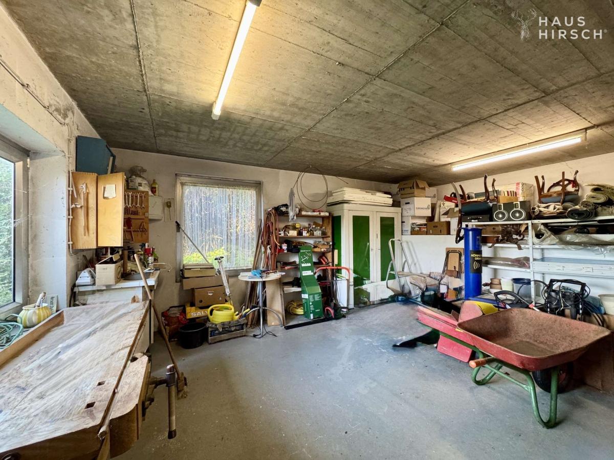 UG Werkstatt, Platz für Gartengeräte