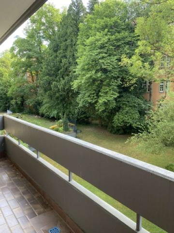 Blick vom Balkon