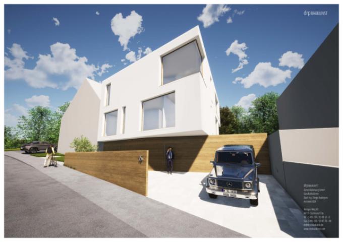 Perspektive Ansicht Einfahrt