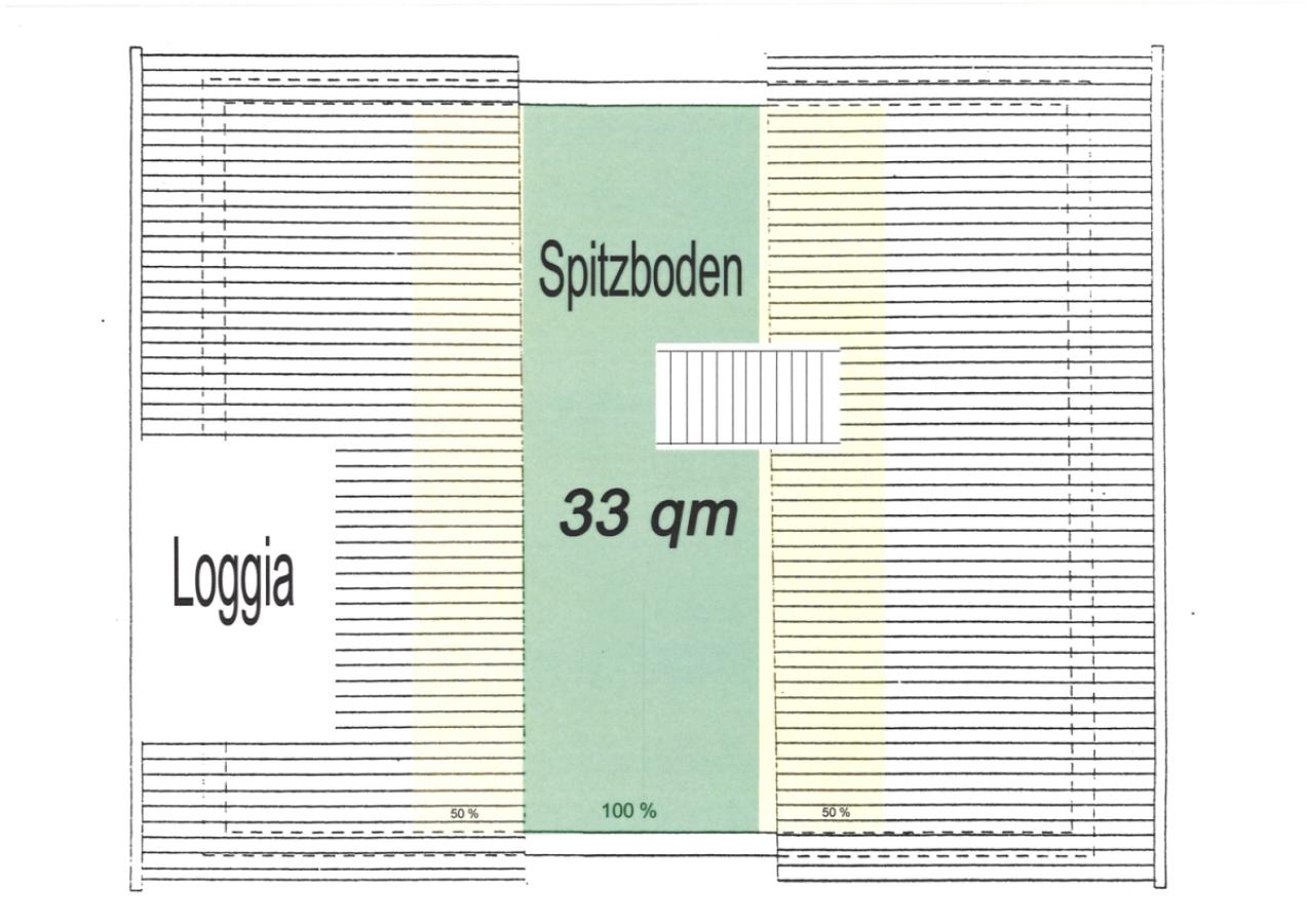 Grundriss Spitzboden