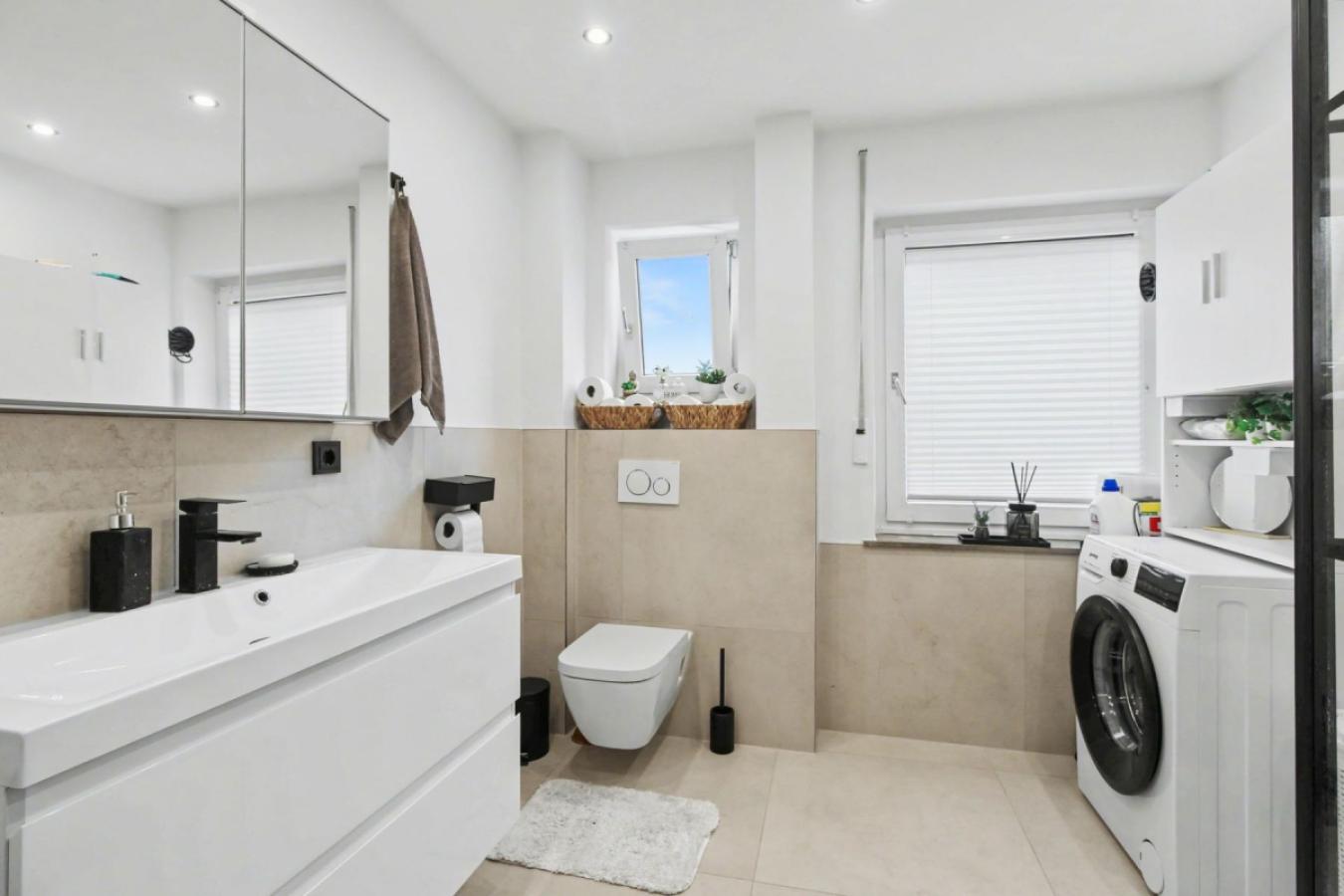 Badezimmer Waschmaschine