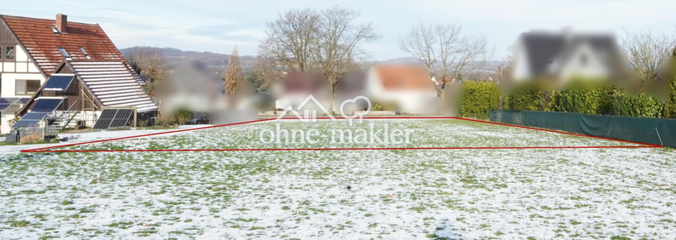 Ansicht Süd mit ca. Grenzen