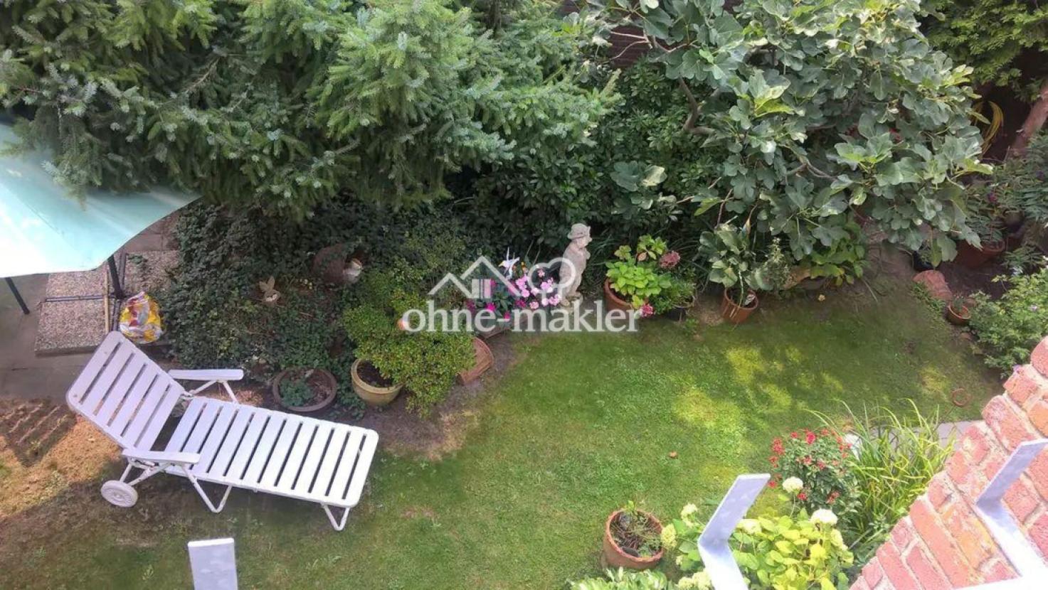 Blick in den Garten im EG