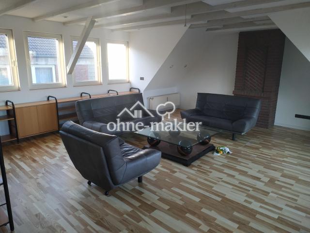 Wohnzimmer m Leder-Sitzgruppe