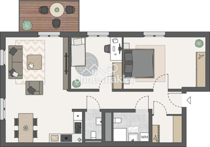 Grundriss Wohnung 05 I 09