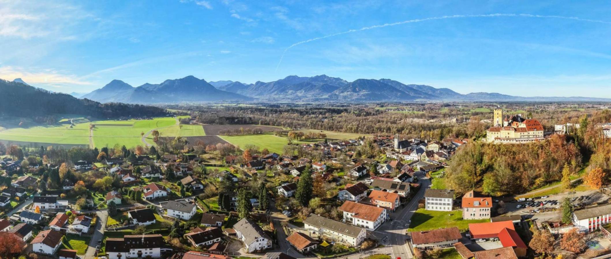 Blick auf die malerischen Alpen