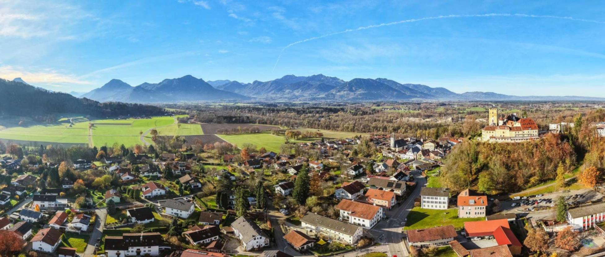 Blick auf die malerischen Alpen