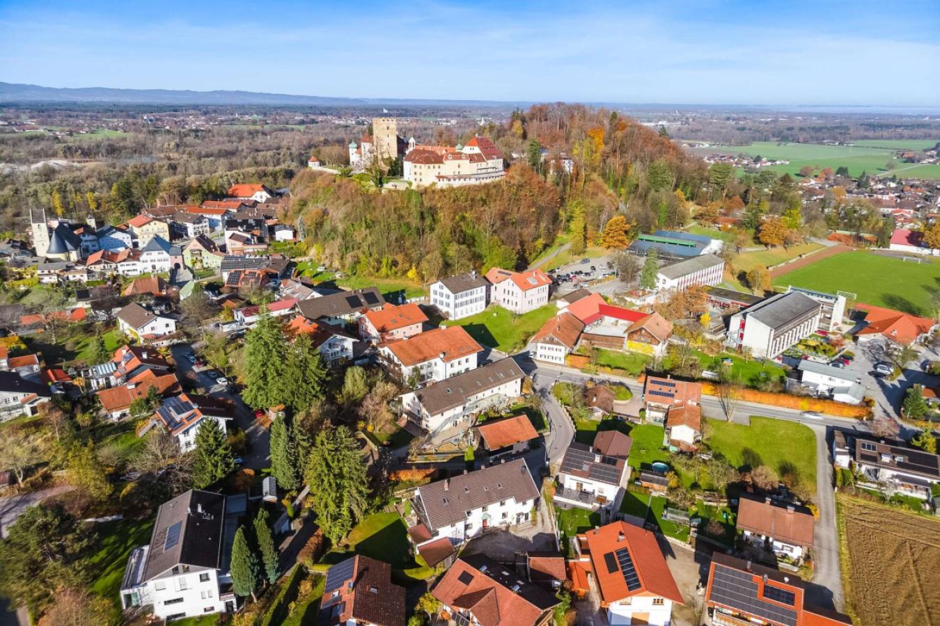 Blick auf das Schlossinternat
