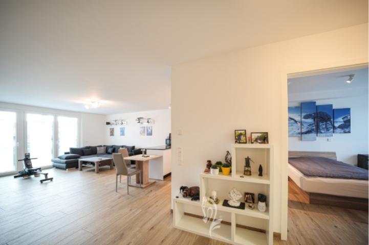 Wohnen/Essen, Blick ins Schlafzimmer