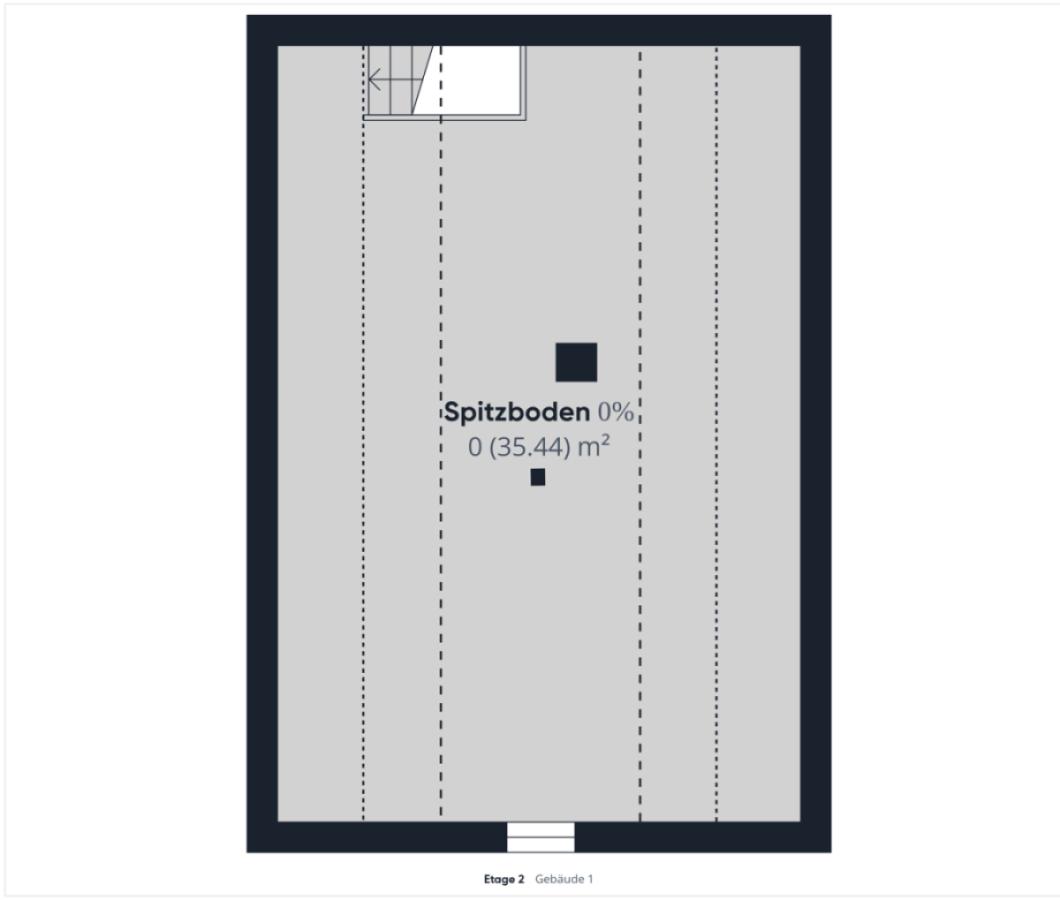 Grundriss Spitzboden