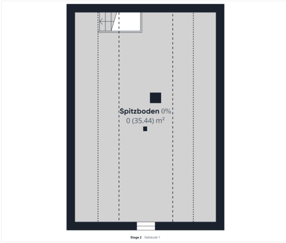 Grundriss Spitzboden