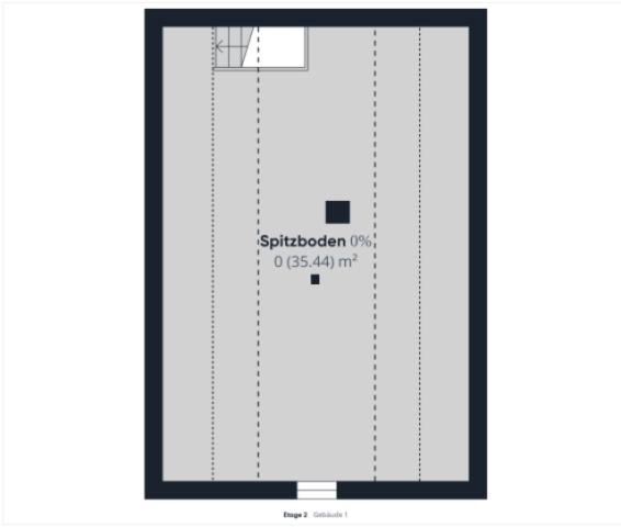 Grundriss Spitzboden