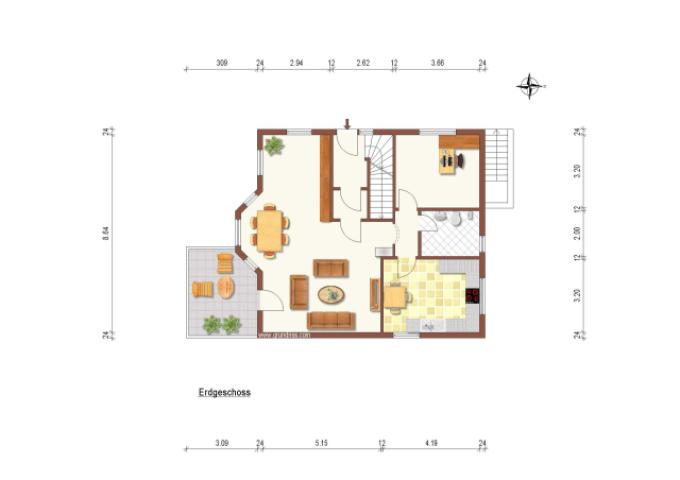 Grundriss Erdgeschoss