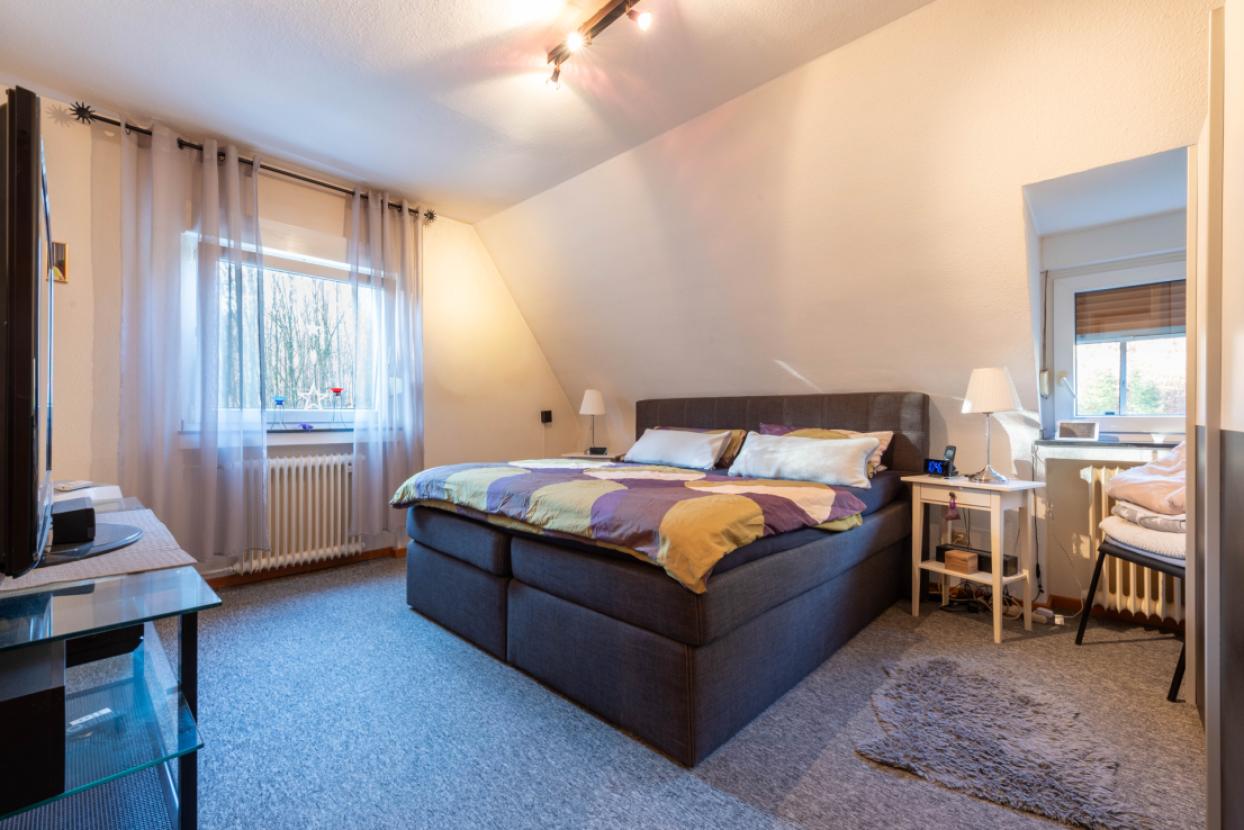 Ansicht Schlafzimmer