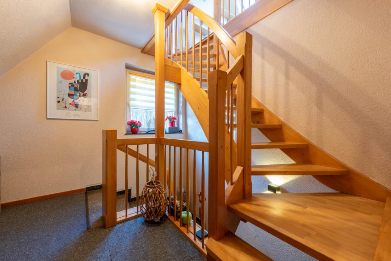 Ansicht Treppenaufgang zum DG