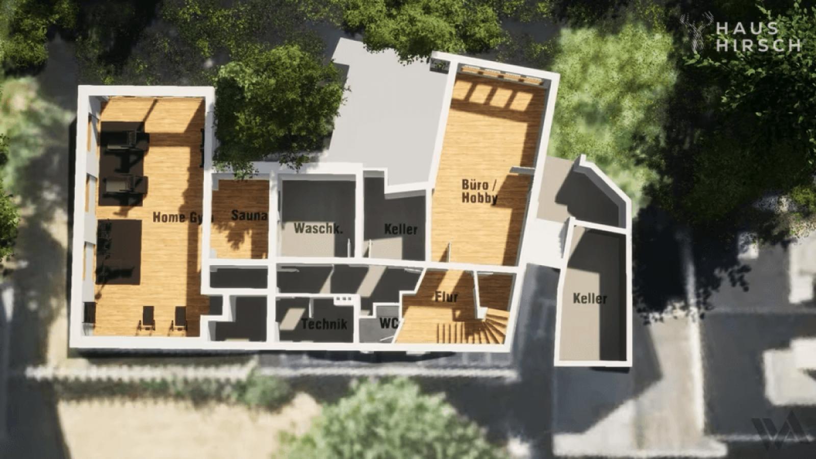 Grundriss Souterrain