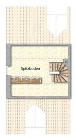 Grundriss Spitzboden
