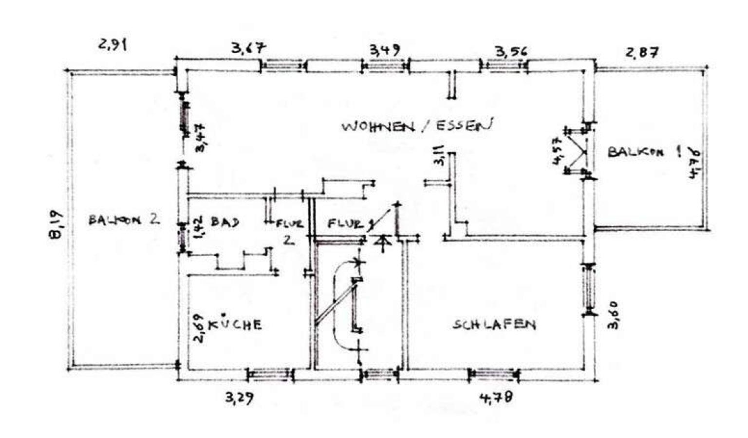 Grundriss Obergeschoss