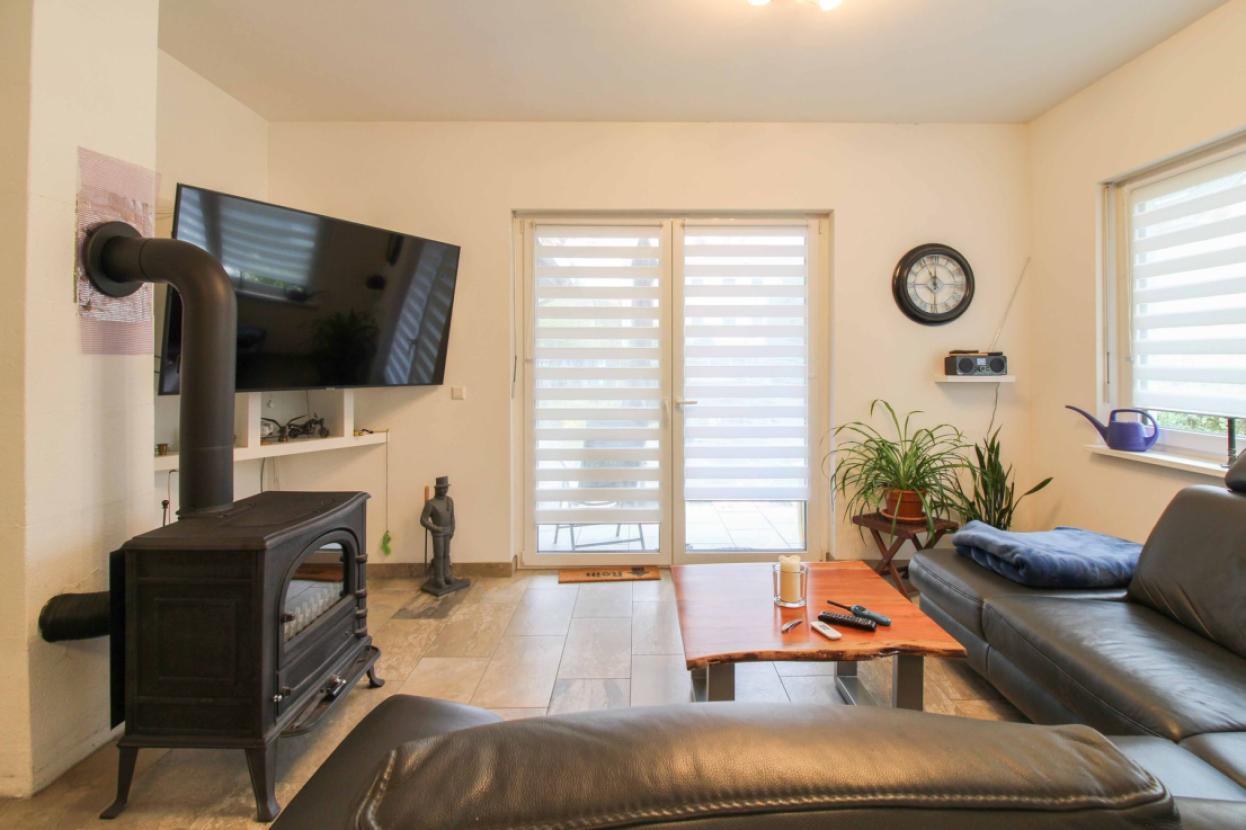 Wohnbereich mit Kamin