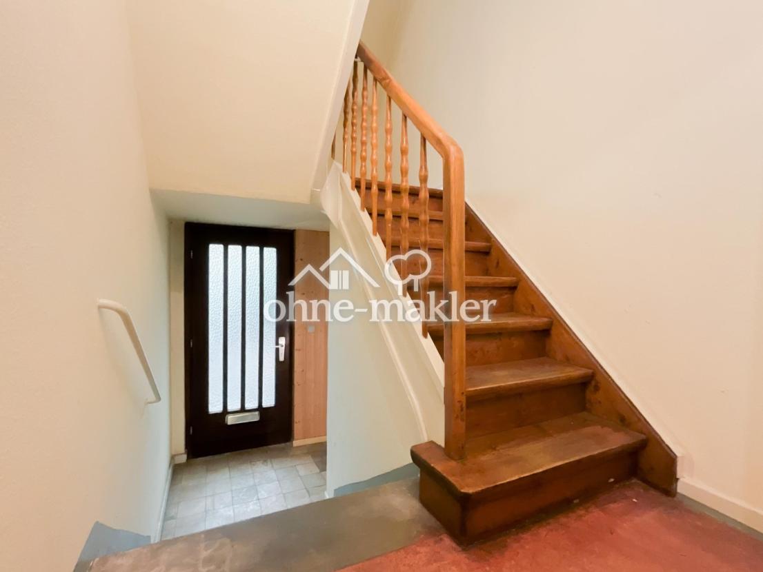 Wunderschöne Holztreppe