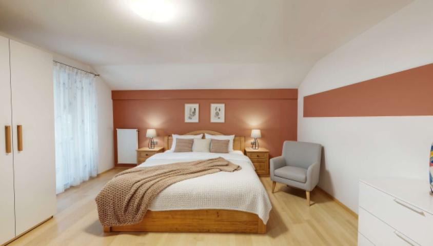 Schlafen OG - virtuelle Möblierung