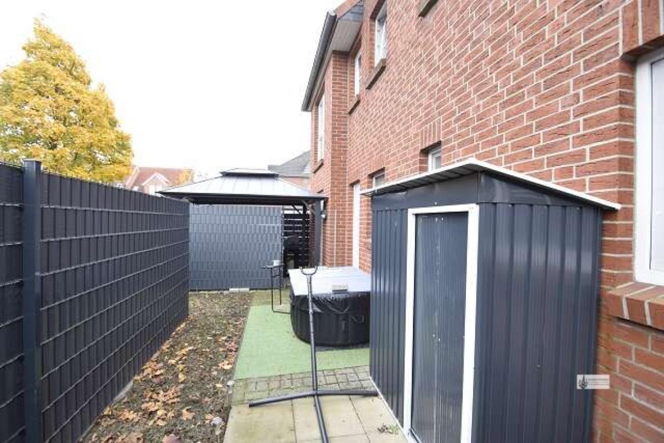 Abgetrennter Terrassenbereich