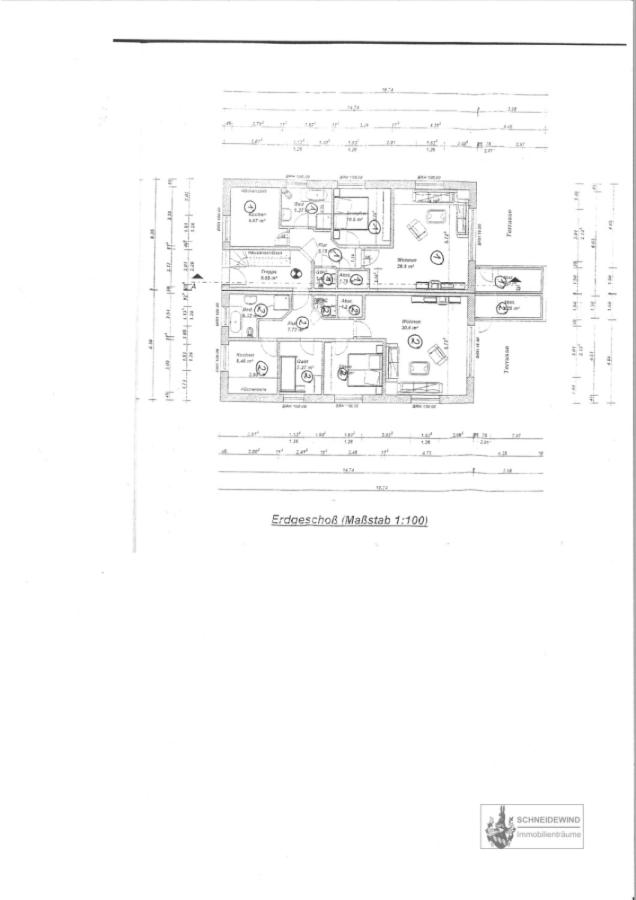 Grundriss Wohnung 1 EG