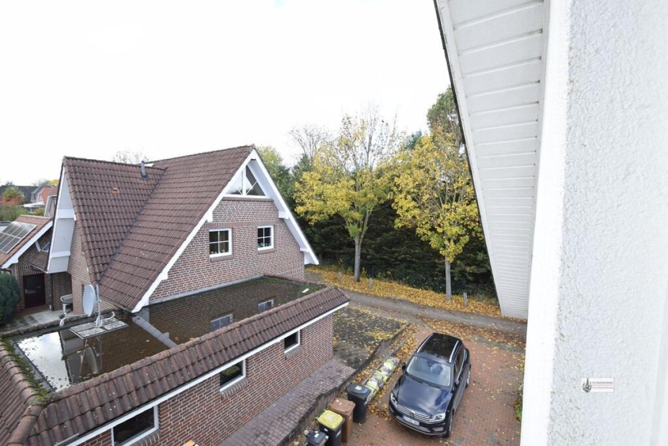 Blick in die Zufahrt