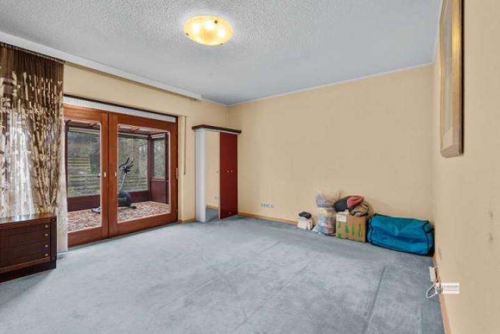 Schlafzimmer am Wintergarten