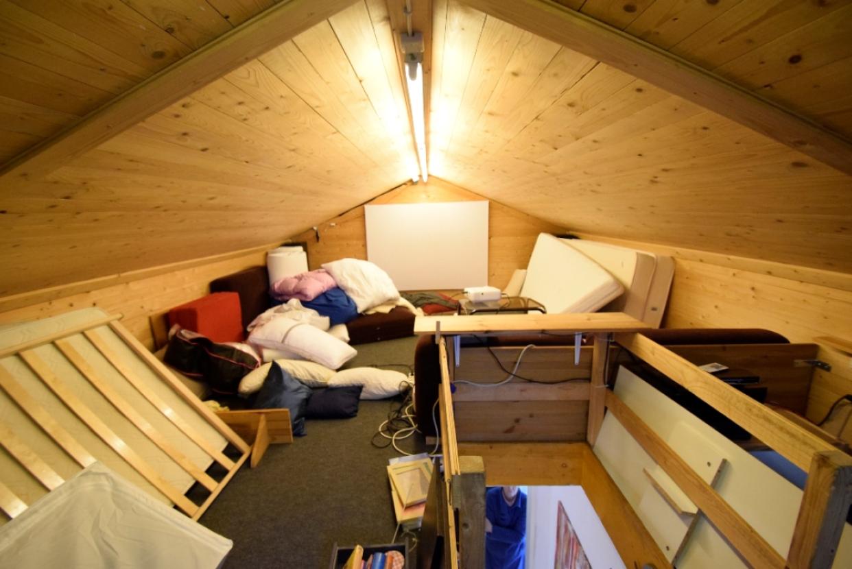 Der Spitzboden eignet sich auch ideal als Kuschel- udn Spielecke für Ihre Jüngsten