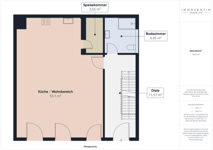 Grundriss Mittelgeschoss