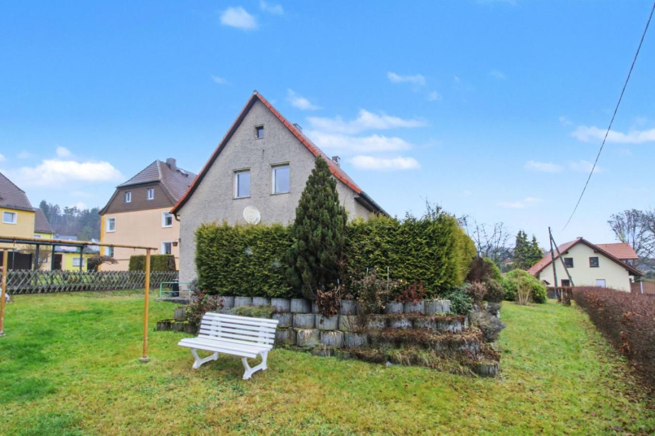 Außenansicht Rückseite Garten