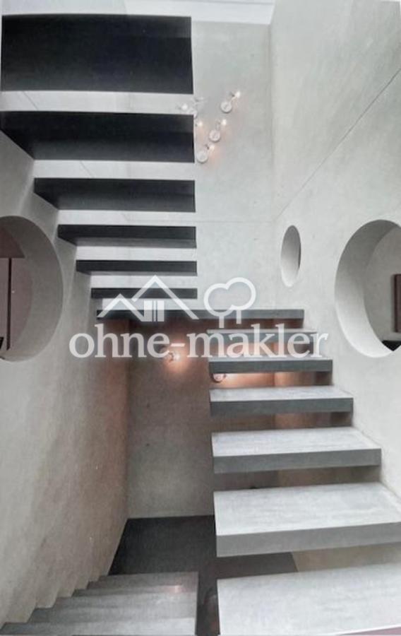 traumhafte skulpturale Treppe 